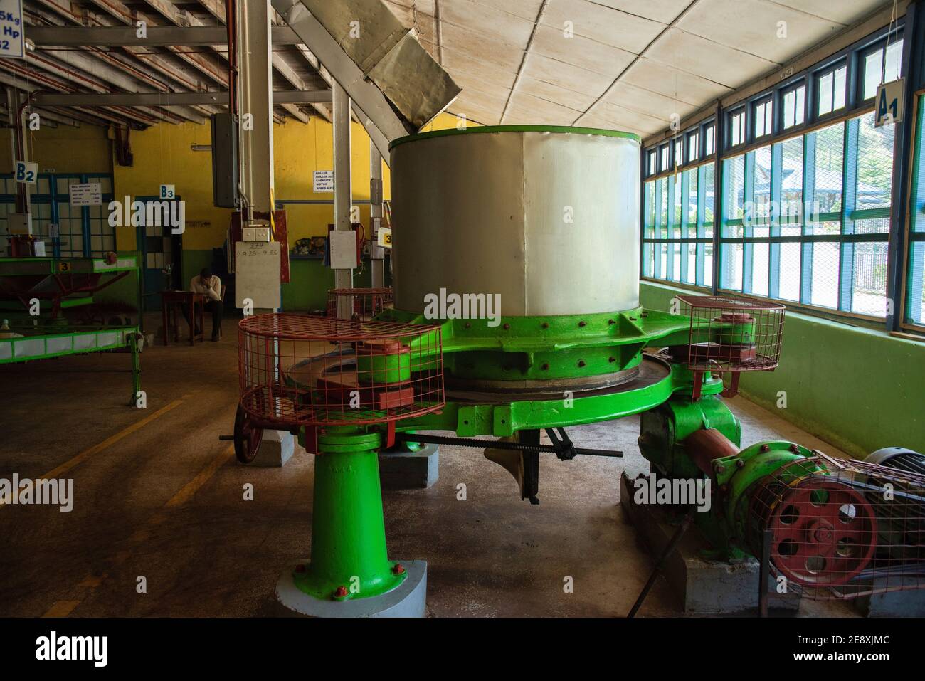 Interior of the Damro Tea factory in Sri Lanka Stock Photo Alamy