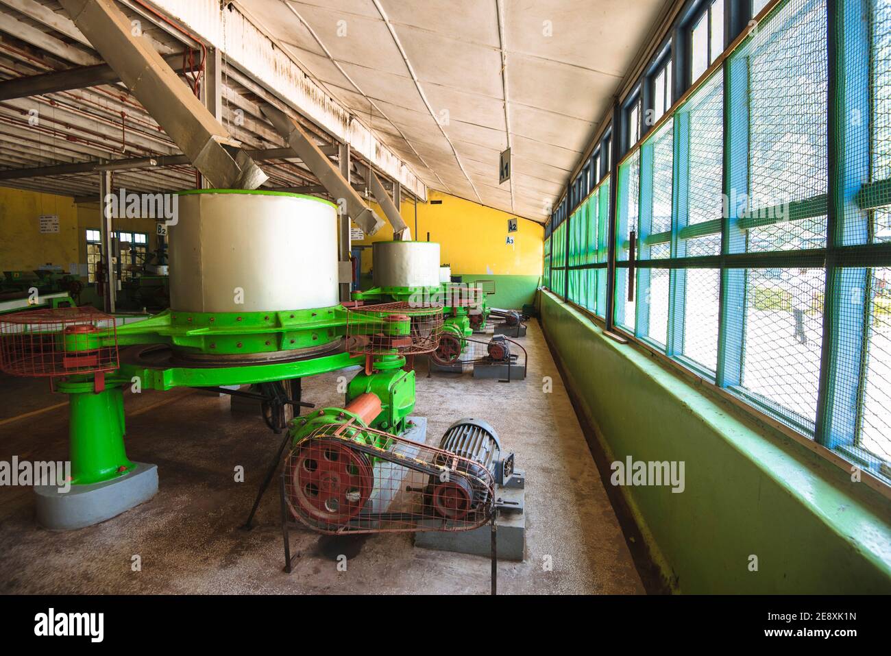 Interior of the Damro Tea factory in Sri Lanka Stock Photo Alamy