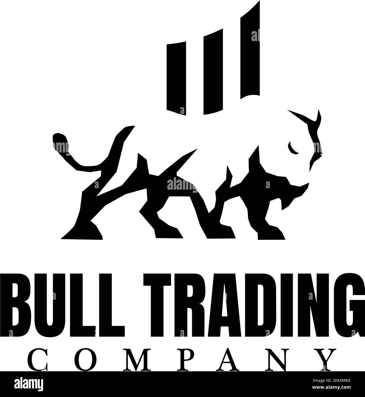 Stock trading logo Black and White Stock Photos & Images - Alamy