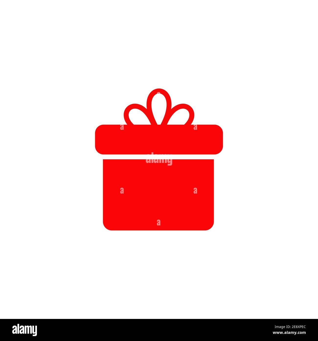 Gift box logo design vector template Stock Vector