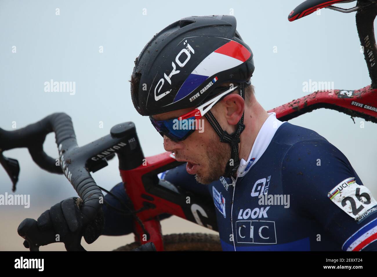 Steve Chainel from France during the 2021 UCI Cyclo-Cross World