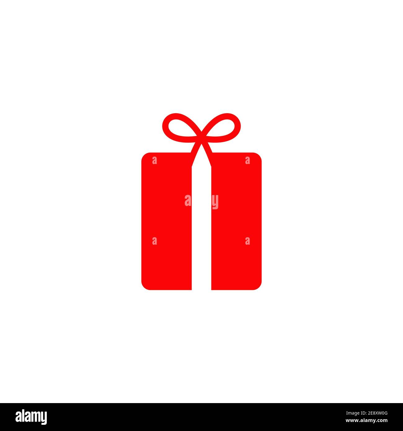 Gift box logo design vector template Stock Vector