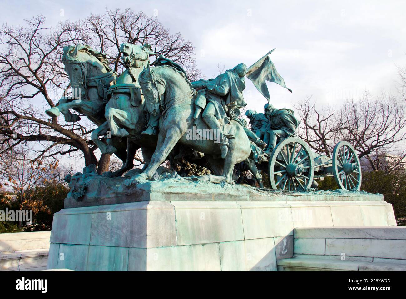 Civil War Memorial Washington DC Stock Photo Alamy