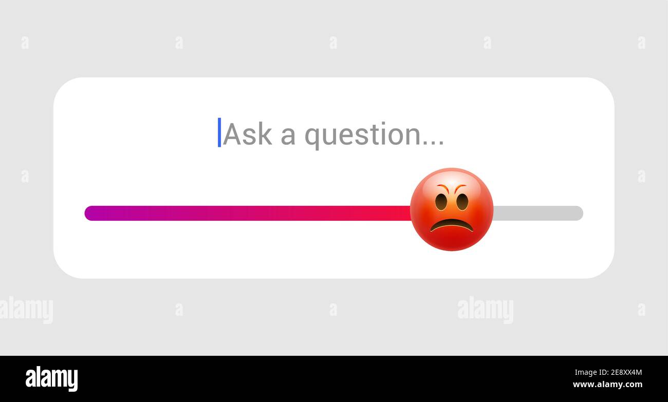 Emoticon slider template feedback poll social media creative like icon