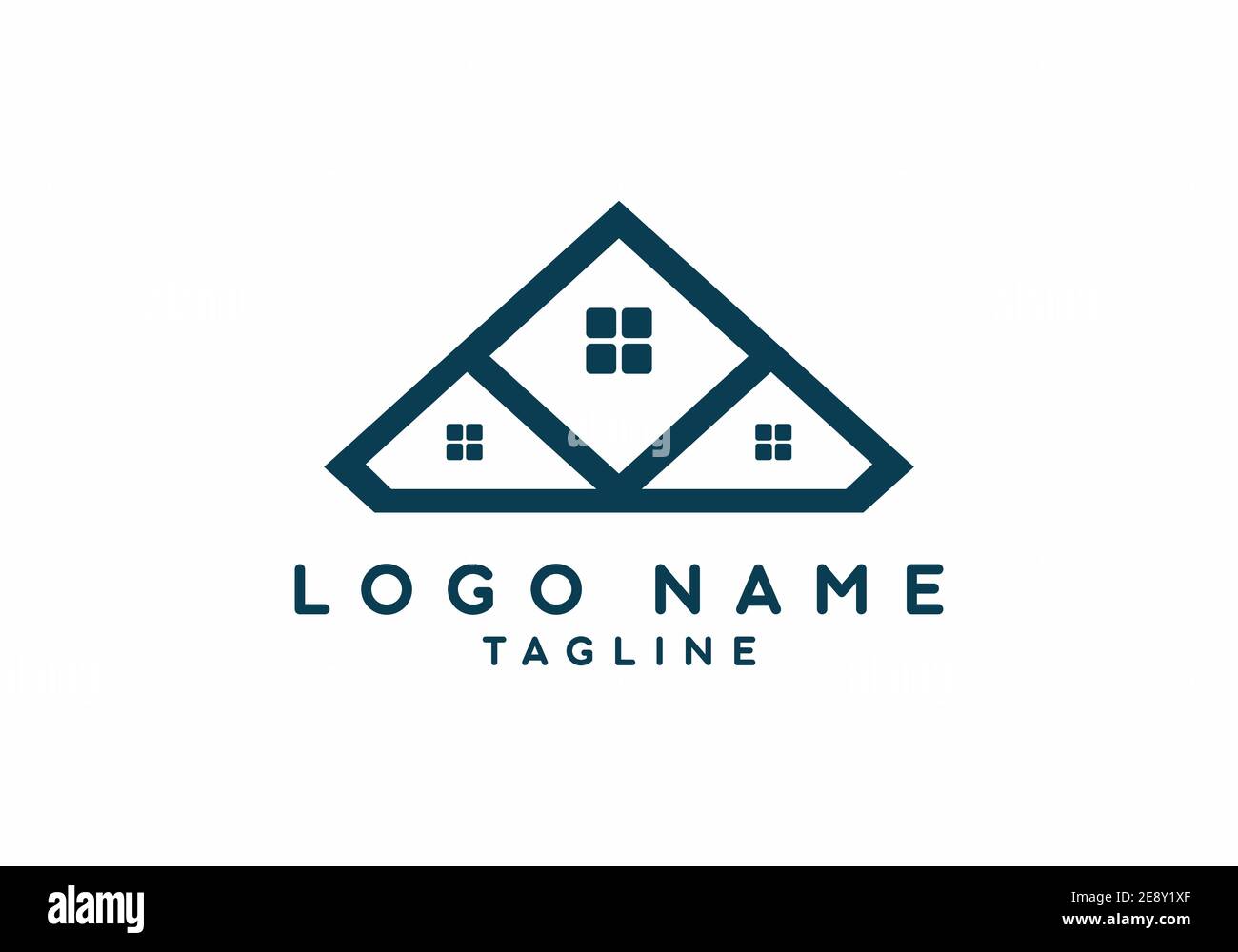 Triangle house design Stock Vector Images - Alamy