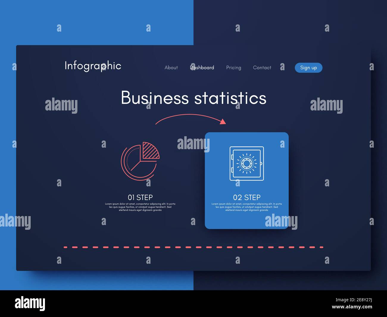 Modern infographic vector elements for business brochures. Use in