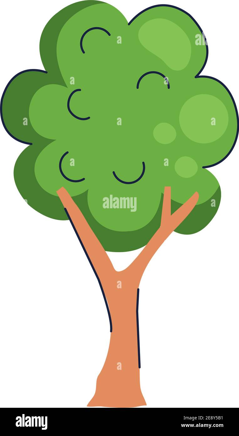 tree plant forest nature isolated icon Stock Vector Image & Art - Alamy