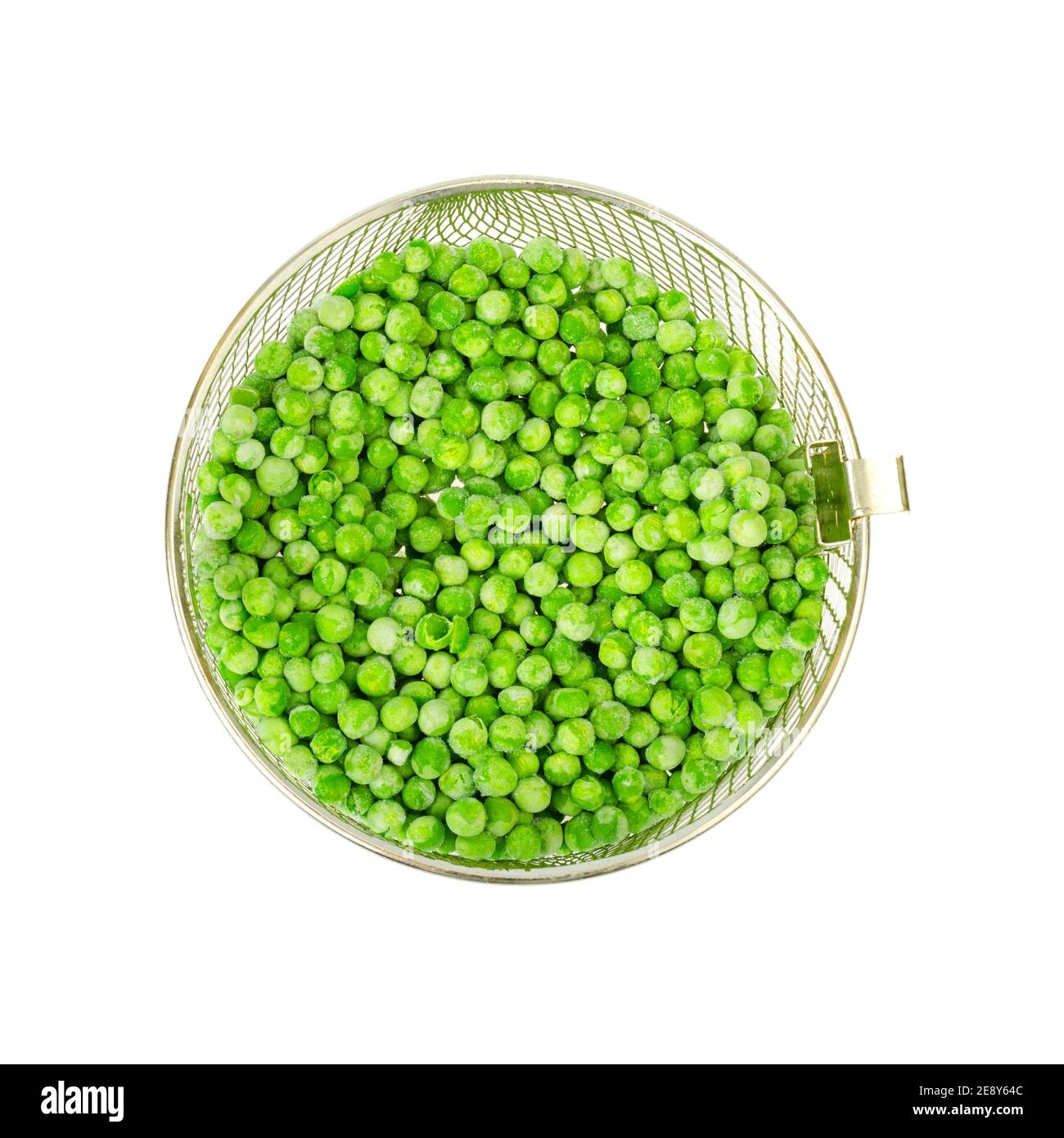 Preservation of vitamins. Frozen green peas. Organic vegetables Stock