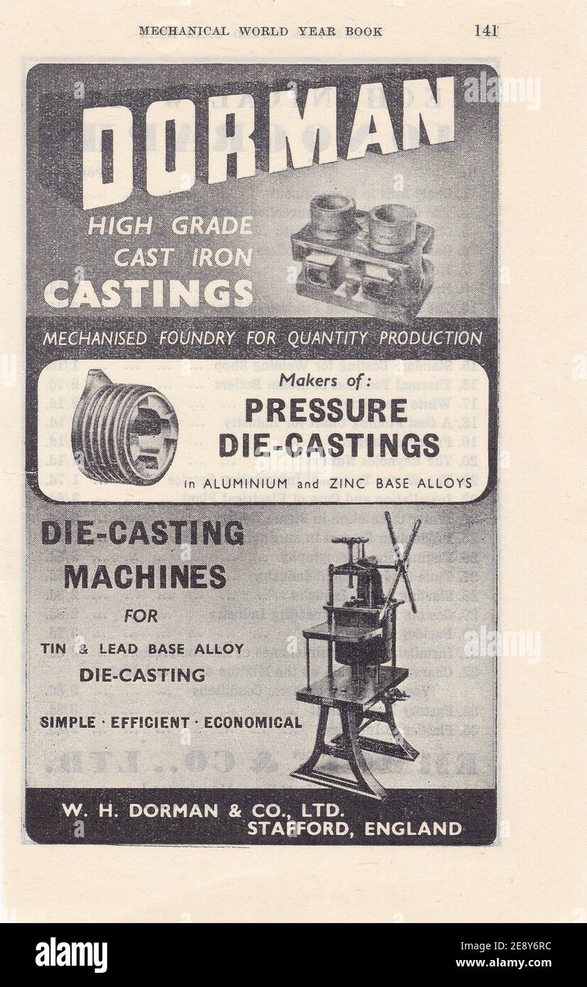 Foundry 1950s hires stock photography and images Alamy