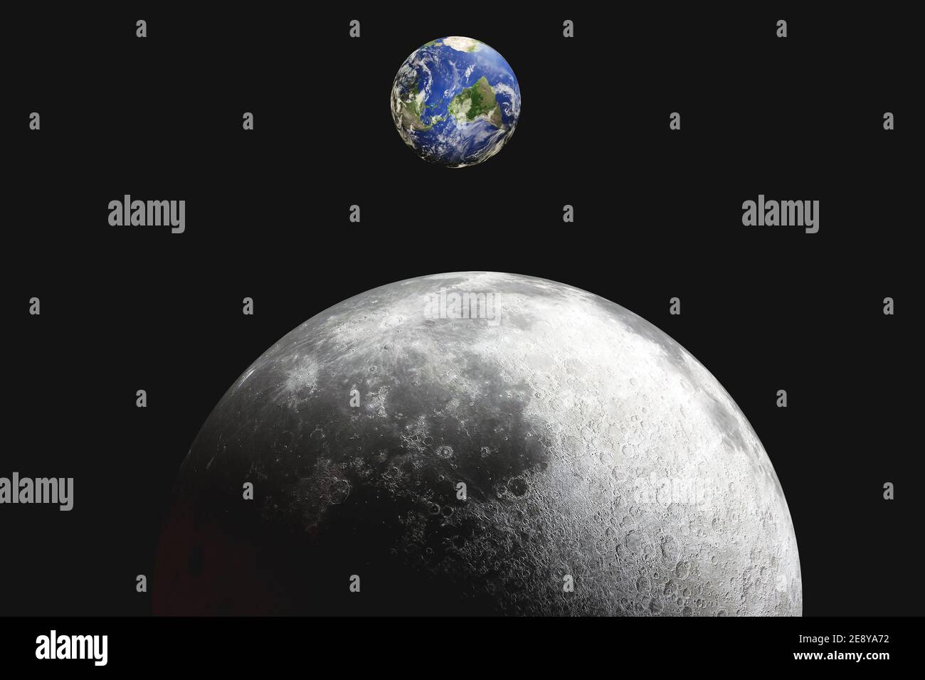 Earth moon icon hi-res stock photography and images - Alamy