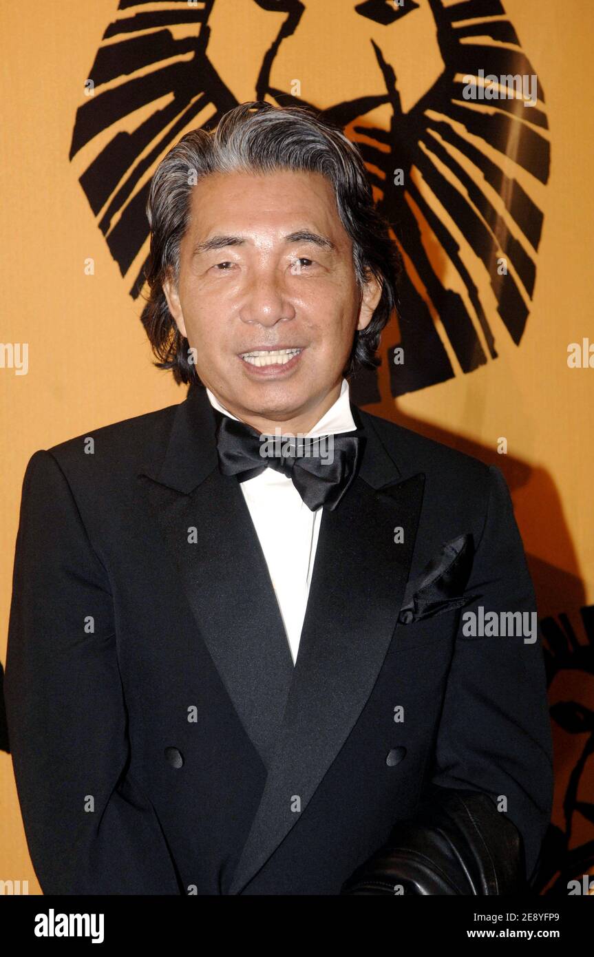 Designer Kenzo attends the premiere of new musical show, 'Le Roi Lion ...