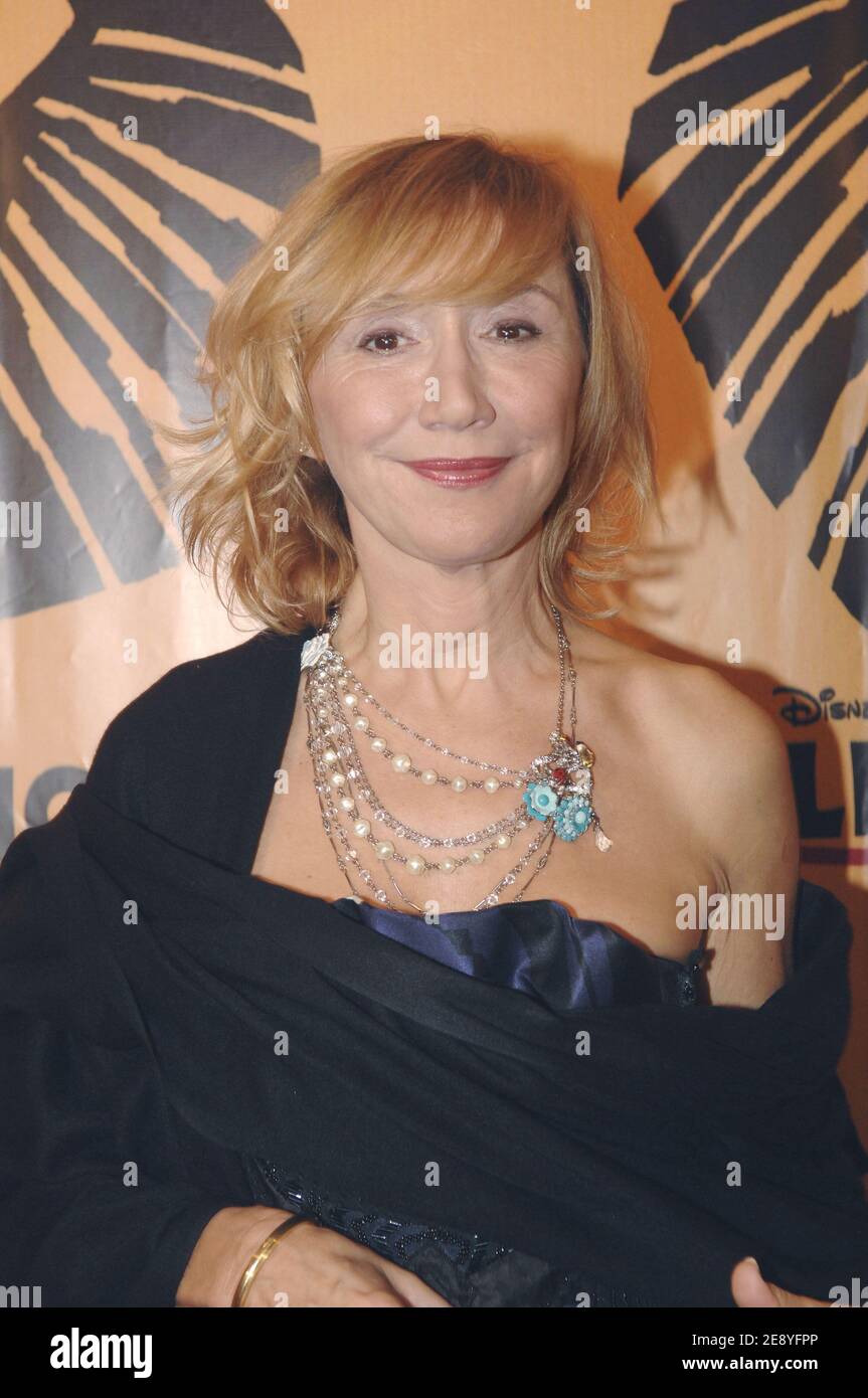 Marie-Anne Chazel attends the premiere of 'Le Roi Lion' held at the Theatre Mogador in Paris, France on October 4, 2007. Photo by Giancarlo Gorassini/ABACAPRESS.COM Stock Photo
