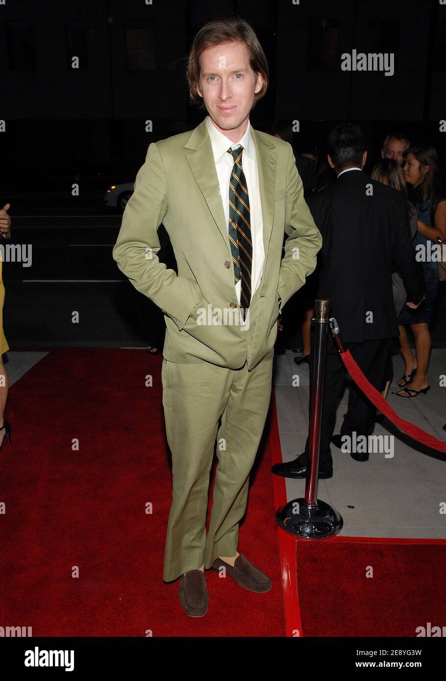 Wes Anderson At Arrivals For The Darjeeling Limited Los Angeles