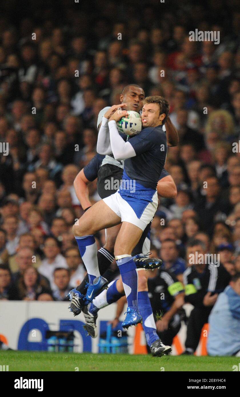 Coupe du monde de rugby de nouvelle zélande hires stock photography