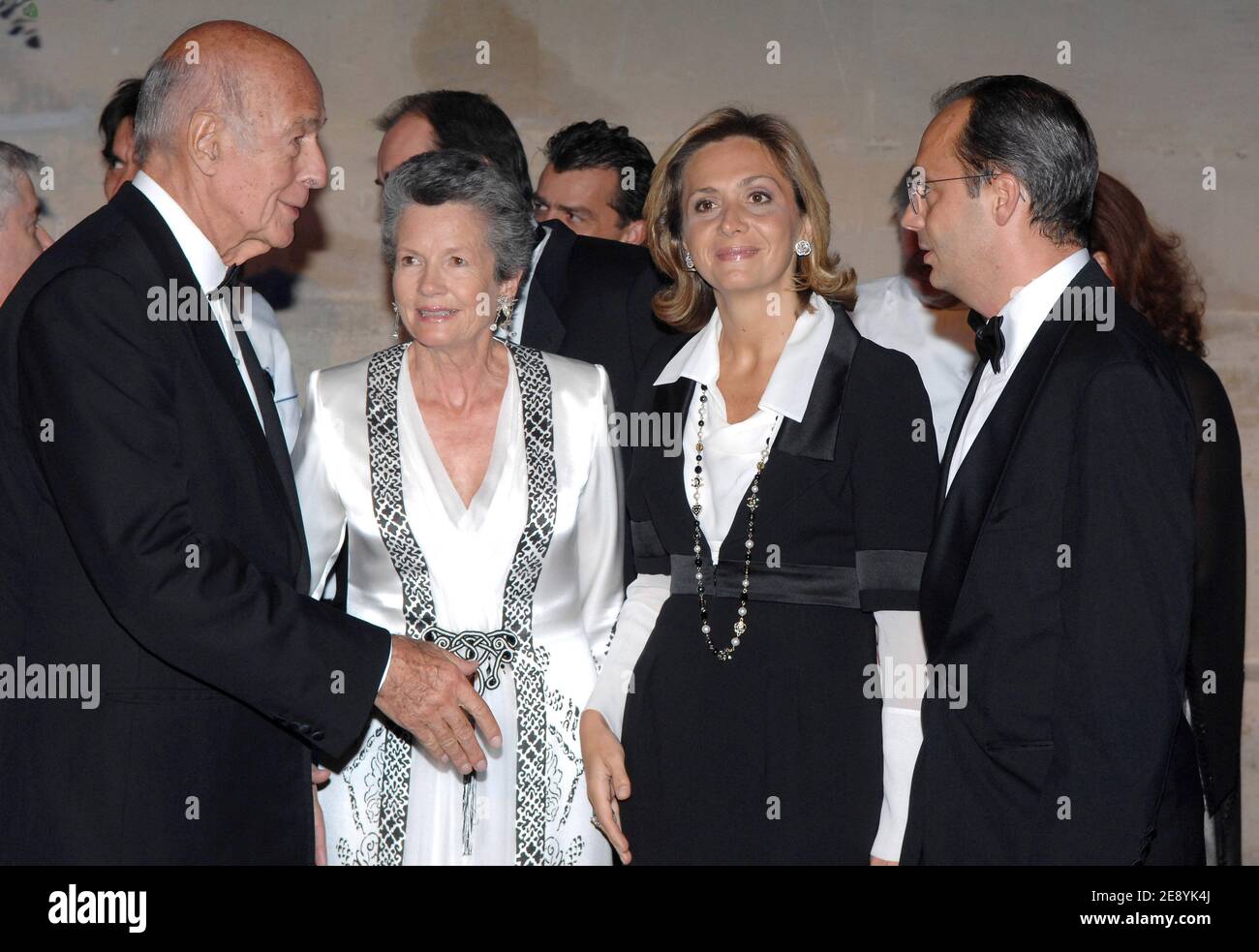 Valery Giscard d'Estaing and his wife AnneAymone Giscard d'Estaing, Valerie Pecresse attend the Valery Giscard d'Estaing and his wife AnneAymone Giscard d'Estaing, Valerie Pecresse attend the