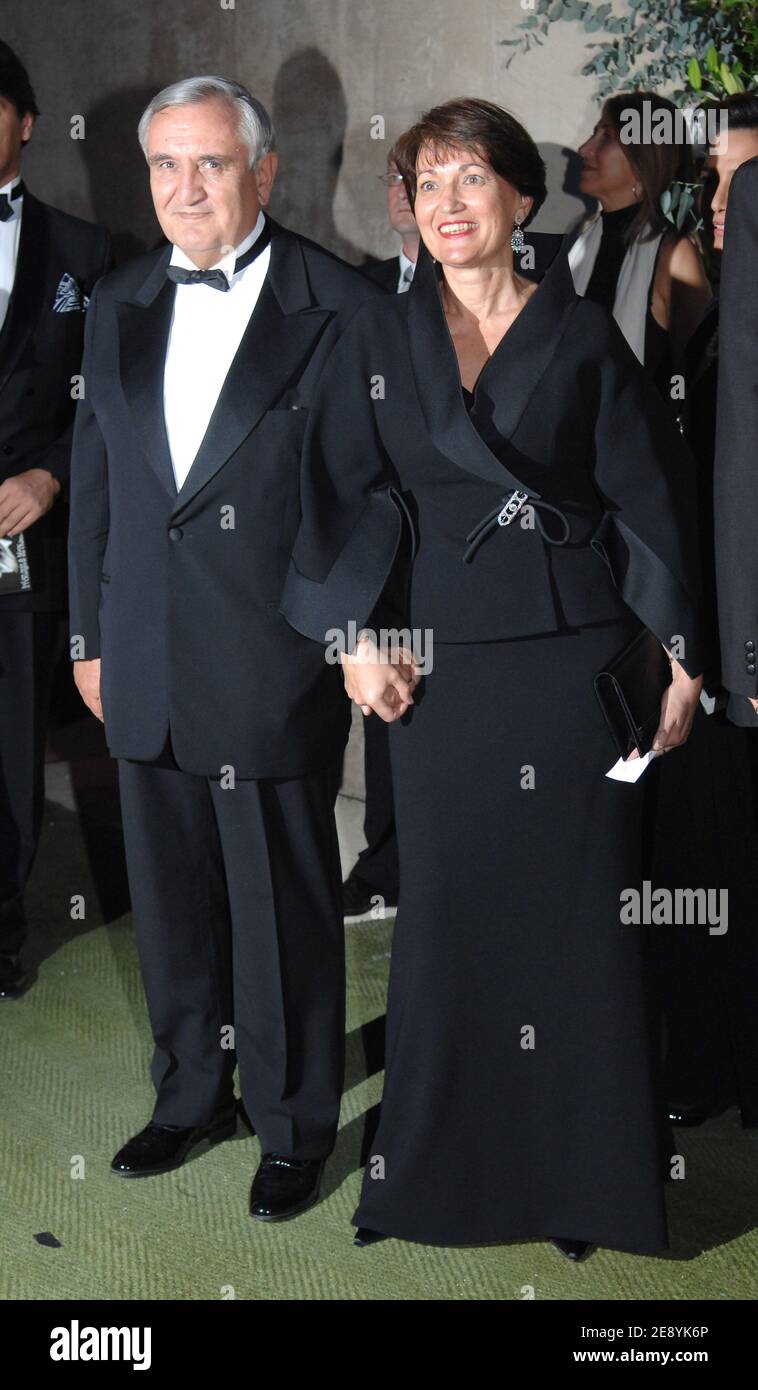 Jean-Pierre Raffarin and his wife Anne-Marie attend the 'Nuit de l'Enfance'  charity and