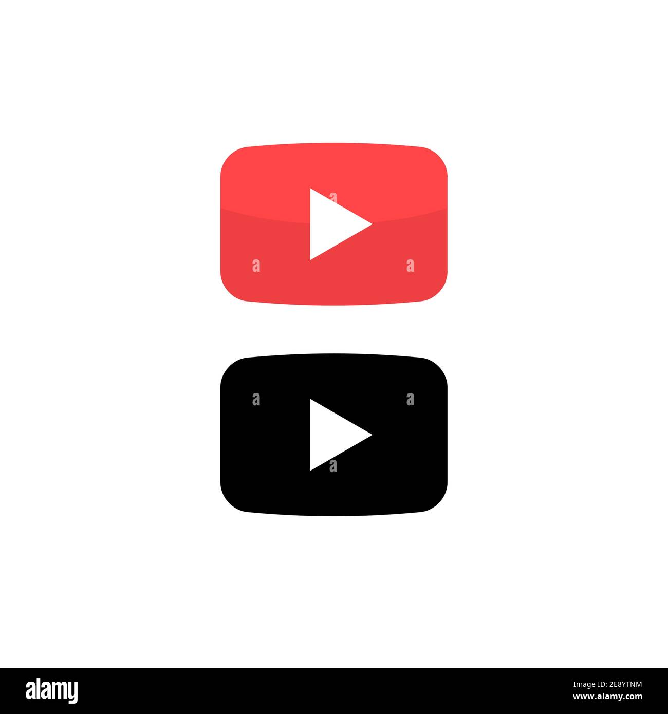 Play Now Button - Click on the Red Button Stock Vector