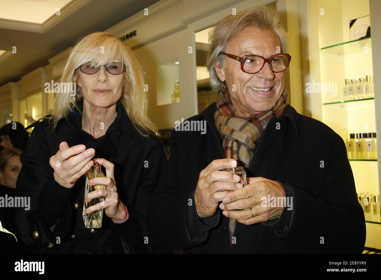 Betty Catroux and guest attend the official opening of the new Jo Malone store in Paris, France on October 30, 2007. Photo by Thierry Orban/ABACAPRESS.COM Stock Photo