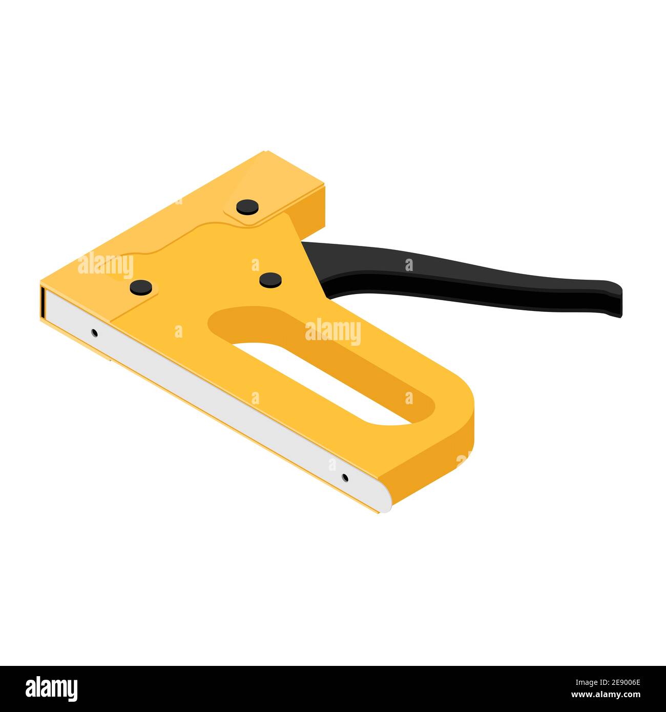 Furniture stapler steel repair tool. Stapler gun. Construction stapler ...