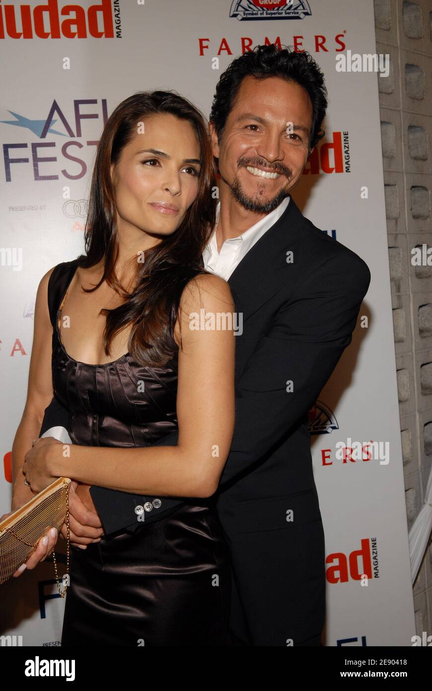 Benjamin Bratt and Talisa Soto attend the screening of 'Love in the Time Of Cholera,' part of the AFI Fest 2007 and held at the Arclight Cinemas in Los Angeles, CA, USA on November 11, 2007. Photo by Lionel Hahn/ABACAPRESS.COM Stock Photo