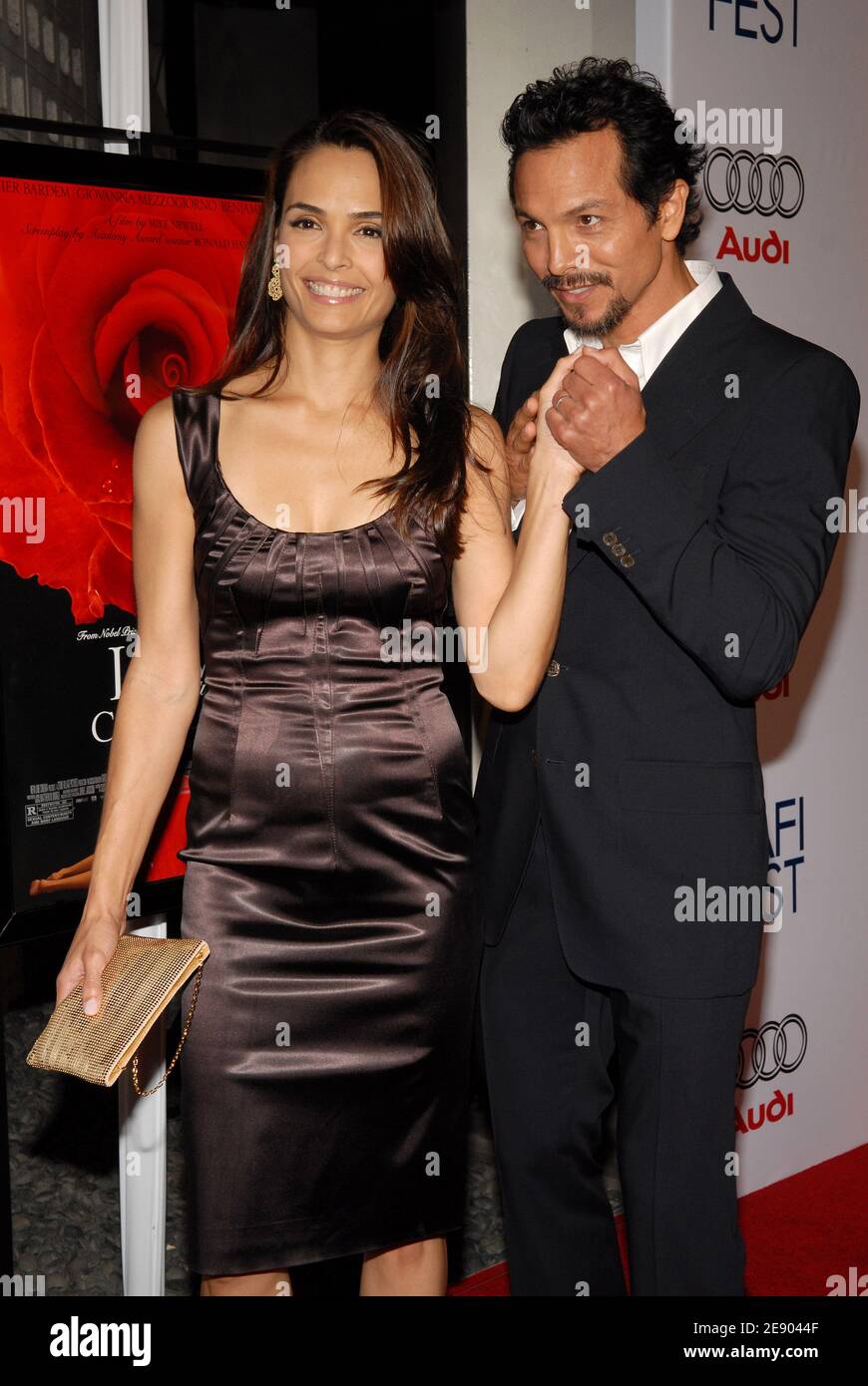 Benjamin Bratt and Talisa Soto attend the screening of 'Love in the Time Of Cholera,' part of the AFI Fest 2007 and held at the Arclight Cinemas in Los Angeles, CA, USA on November 11, 2007. Photo by Lionel Hahn/ABACAPRESS.COM Stock Photo