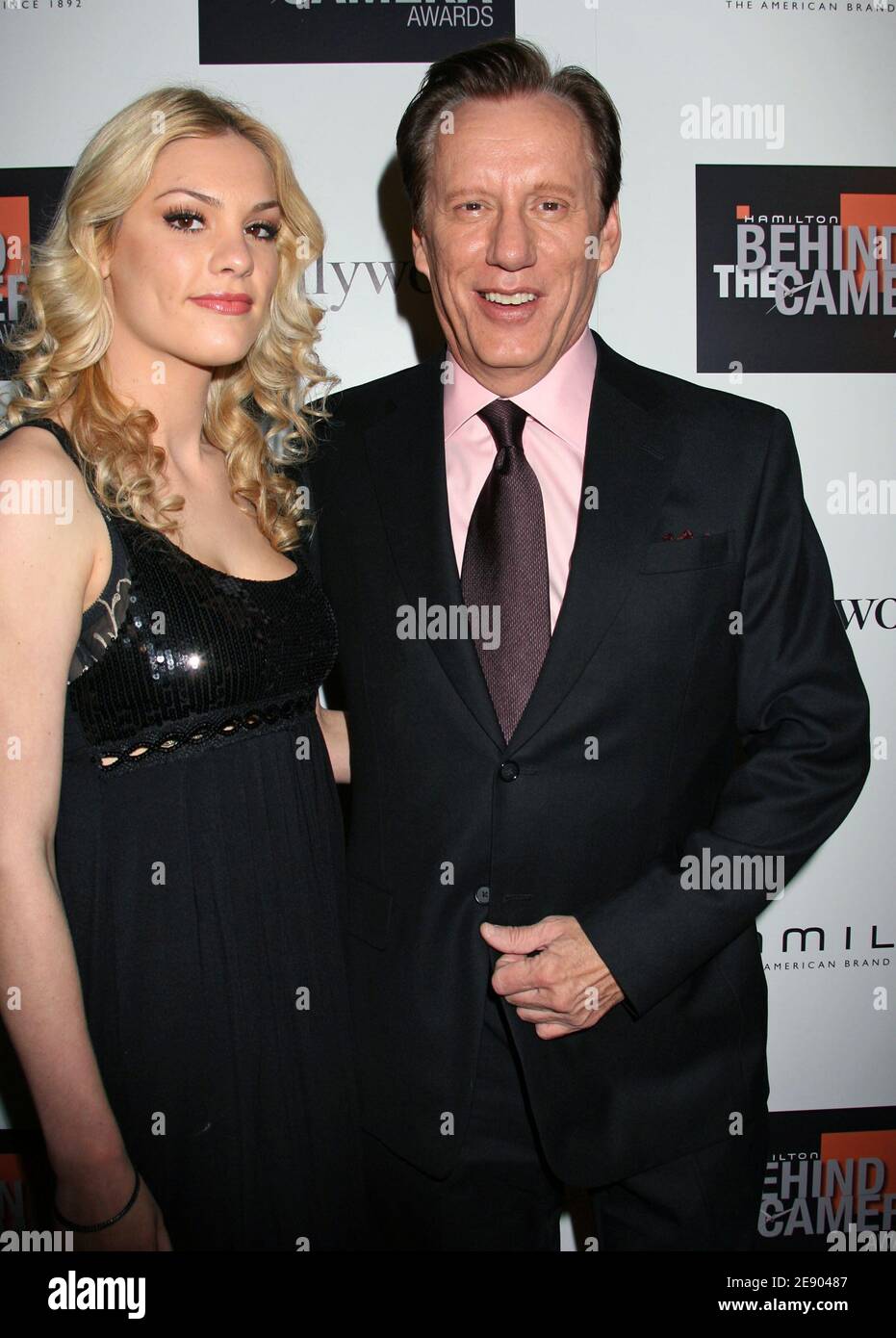 James Woods and girlfriend Ashley Madison arriving for the 2nd annual Hamilton Behind the Camera Awards hosted by Hollywood Life at The Highlands in Hollywood, Los Angeles, CA, USA on November 11, 2007. Photo by Baxter/ABACAPRESS.COM Stock Photo