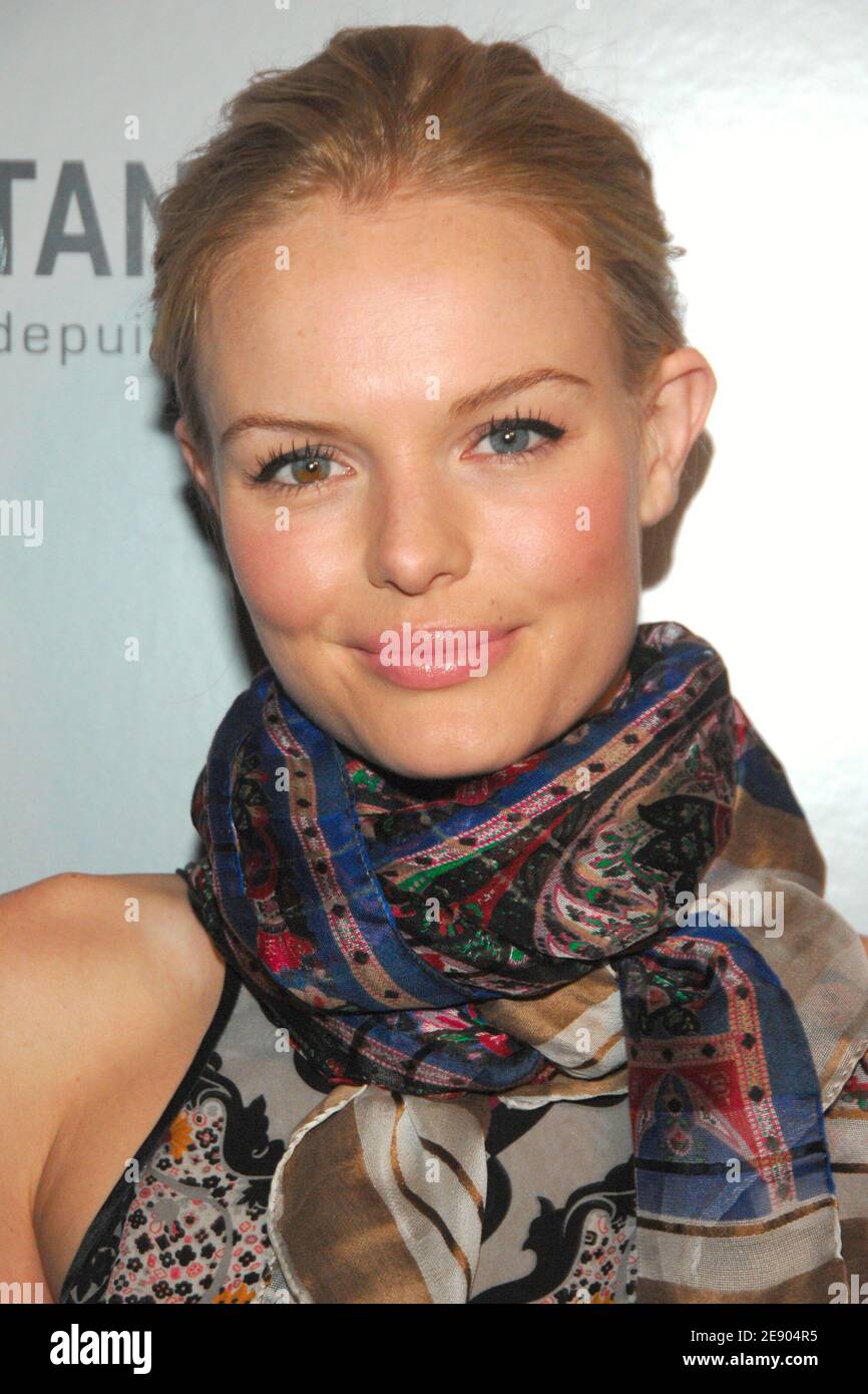 Actress Kate Bosworth arrives at the launch party for the Platinum Excellence Collection from Vacheron Constantin, honoring Clive Davis, at The Xchange in New York City, NY, USA on November 13, 2007. Photo by Jim Rock/ABACAPRESS.COM Stock Photo