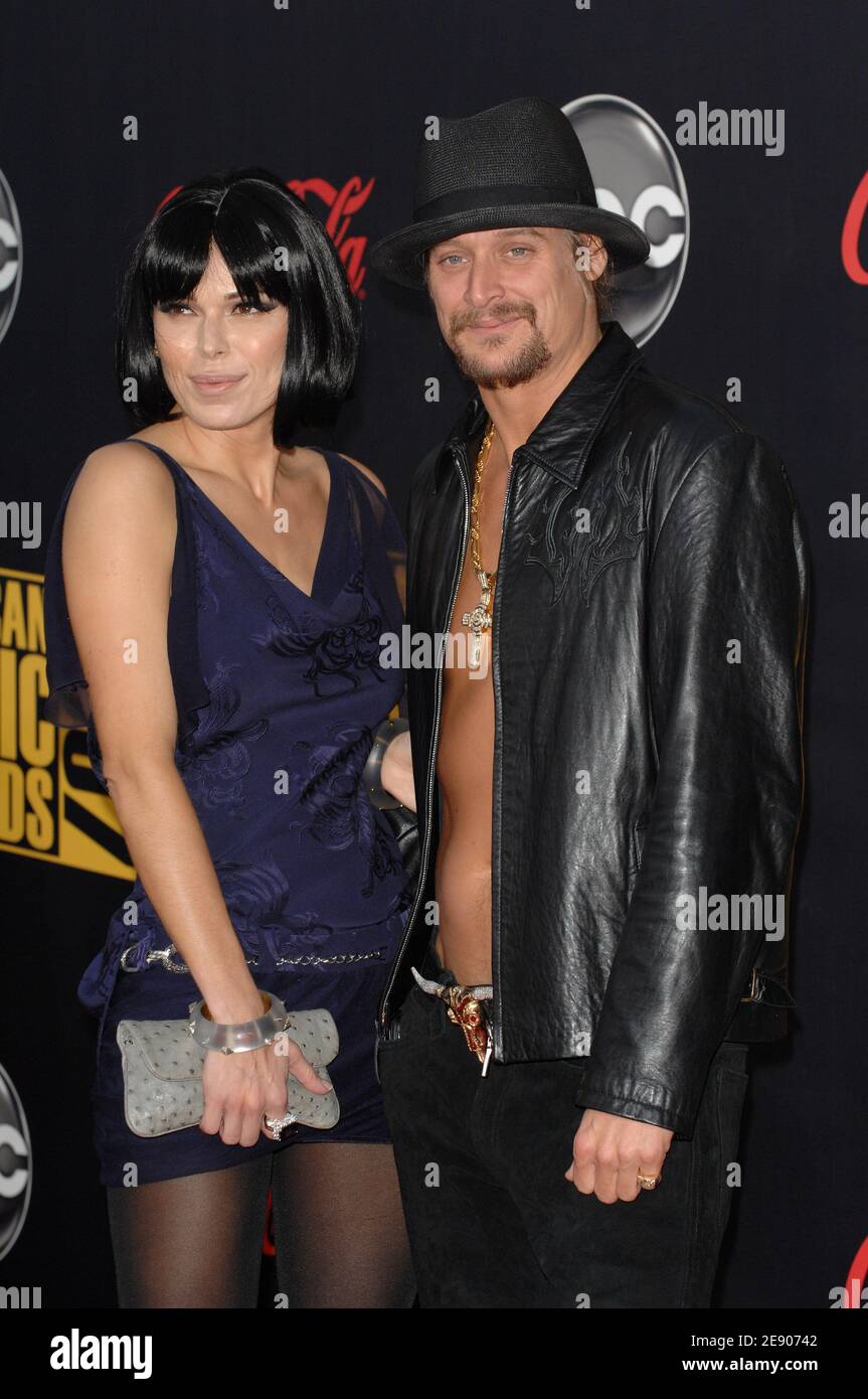 Kid Rock and guest attend the 2007 American Music Awards, held at the Nokia Theatre, in downtown Los Angeles, CA, USA on November 18, 2007. Photo by Lionel Hahn/ABACAPRESS.COM Stock Photo
