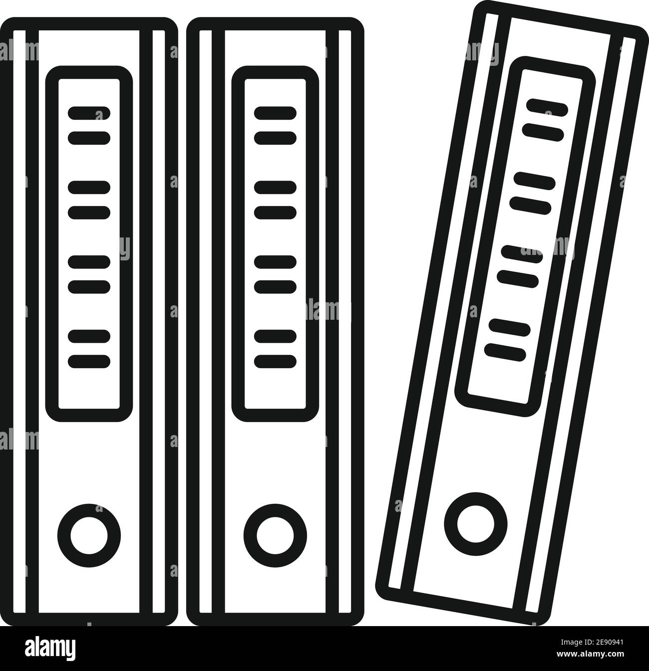 Office folders icon, outline style Stock Vector Image & Art - Alamy