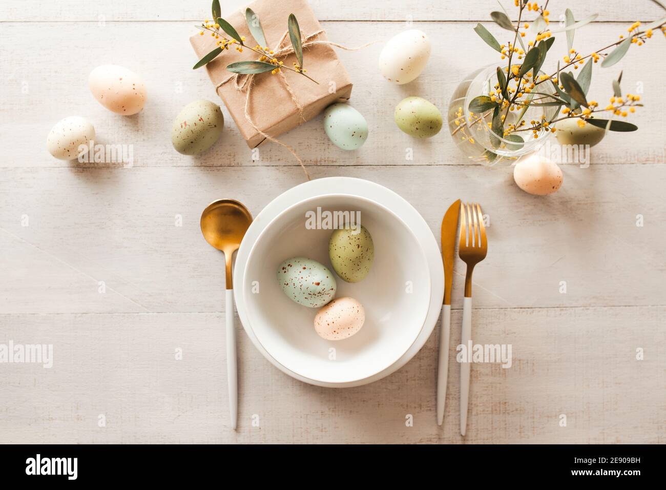 easter egg plate