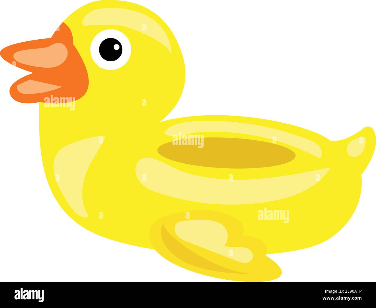 Duck inflatable ring icon, cartoon style Stock Vector Image & Art - Alamy