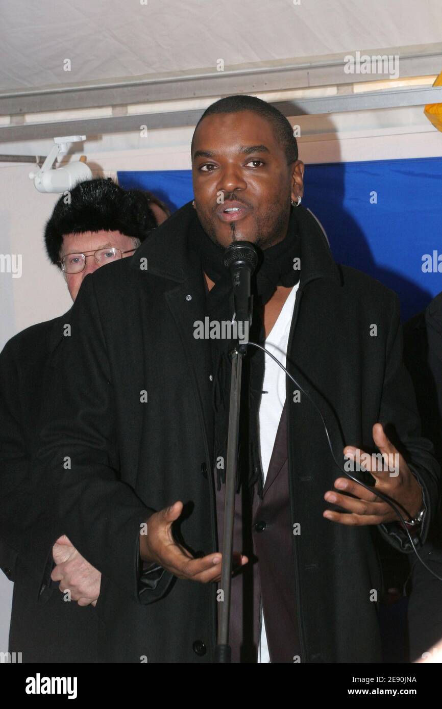 Anthony Kavanagh attends the opening of a Christmas Village 'Couleur