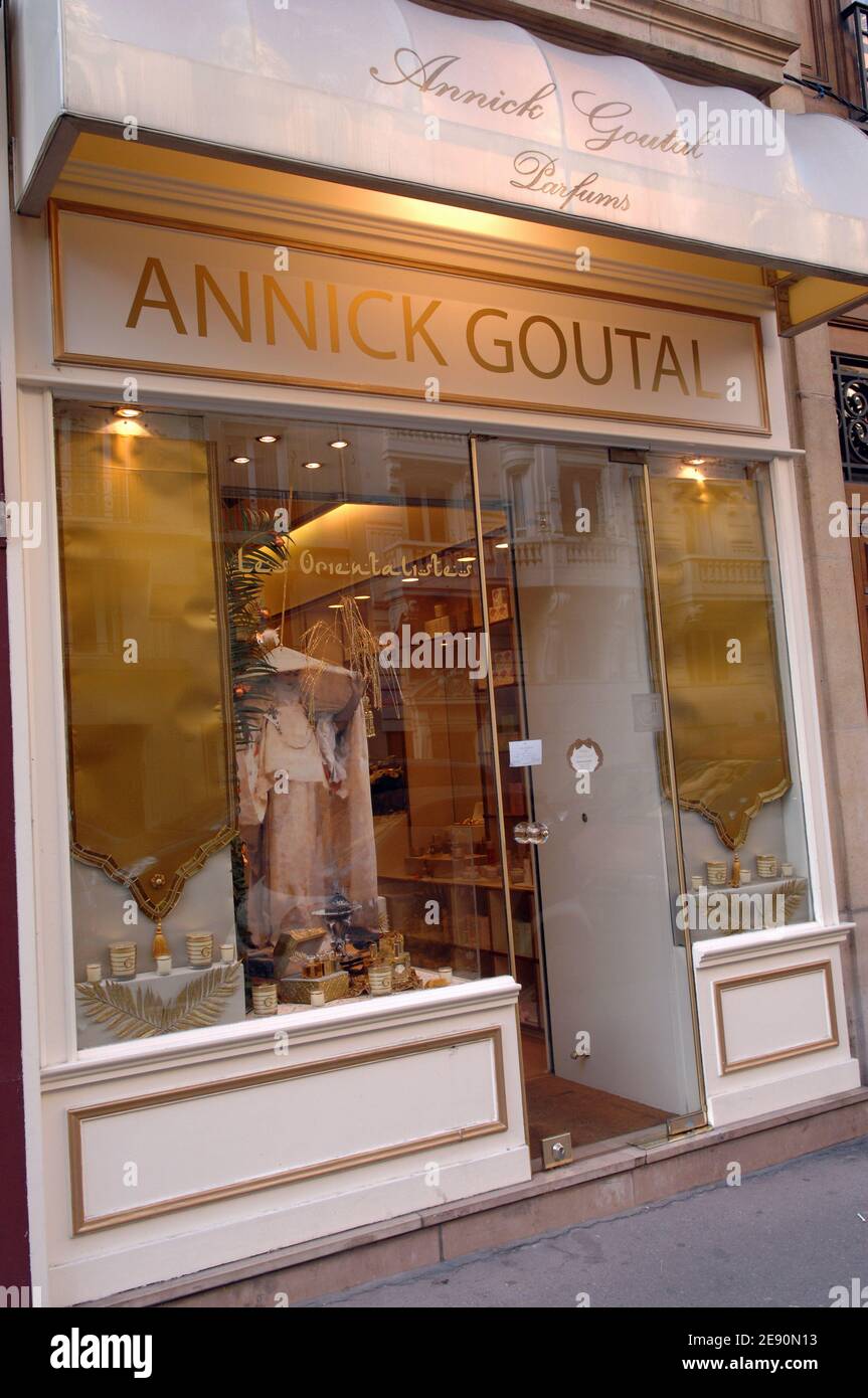 Annick Goutal fragrance store in Paris, France, on December 19, 2007