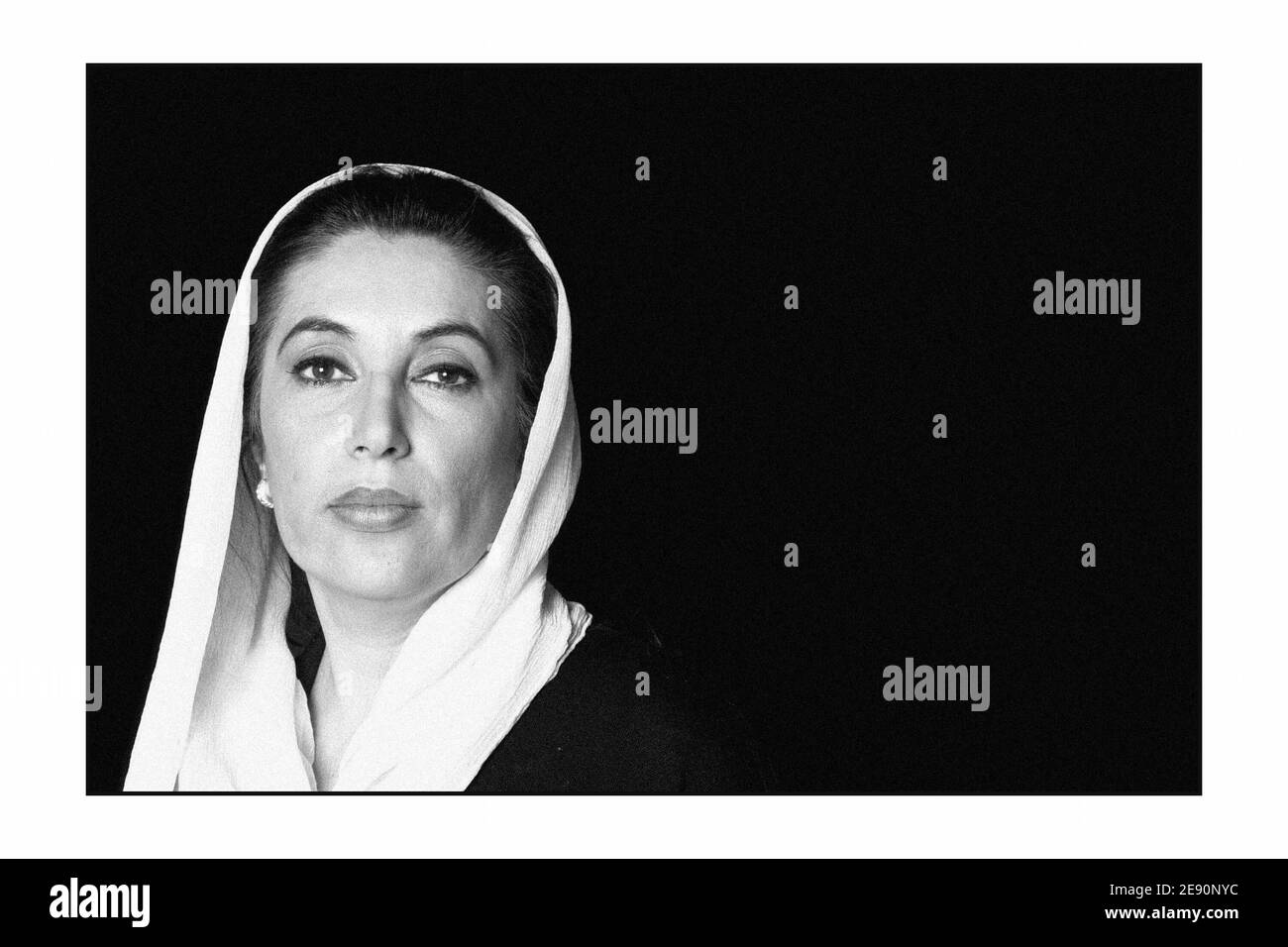 Former Pakistan's Prime Minister Benazir Bhutto, in a photo dated March 2000, in Paris, France. Benazir Bhutto was killed in Rawalpindi, Pakistan on December 27, 2007. Photo by Ammar Abd Rabbo/ABACAPRESS.COM Stock Photo