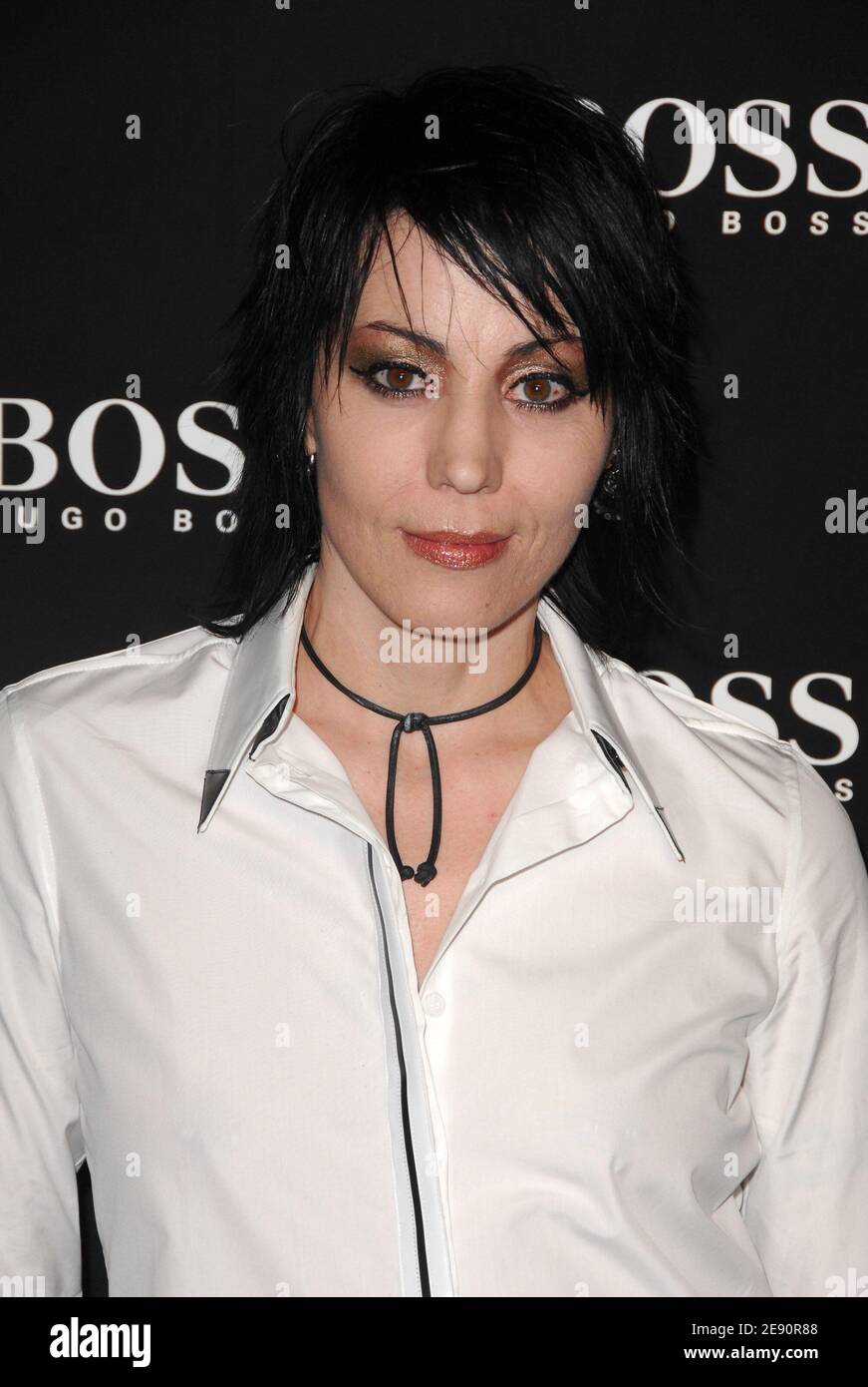 Musician Joan Jett attends the BOSS Black Spring/Summer 2008 Ready-To ...