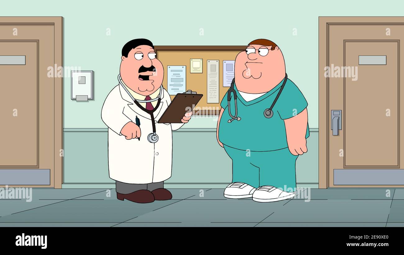 FAMILY GUY, from left: Dr. Elmer Hartman (voice: Seth MacFarlane