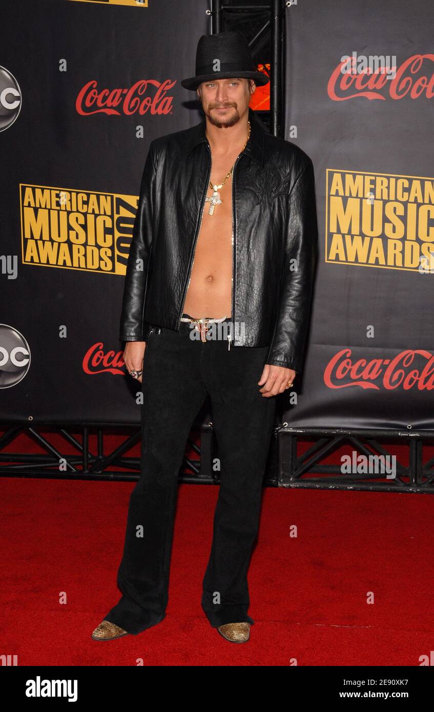 Kid Rock attends the 2007 American Music Awards held at the Nokia Theatre downtown Los Angeles, November 18, 2007. (Pictured: Kid Rock). Photo by Lionel Hahn/ABACAPRESS.COM Stock Photo