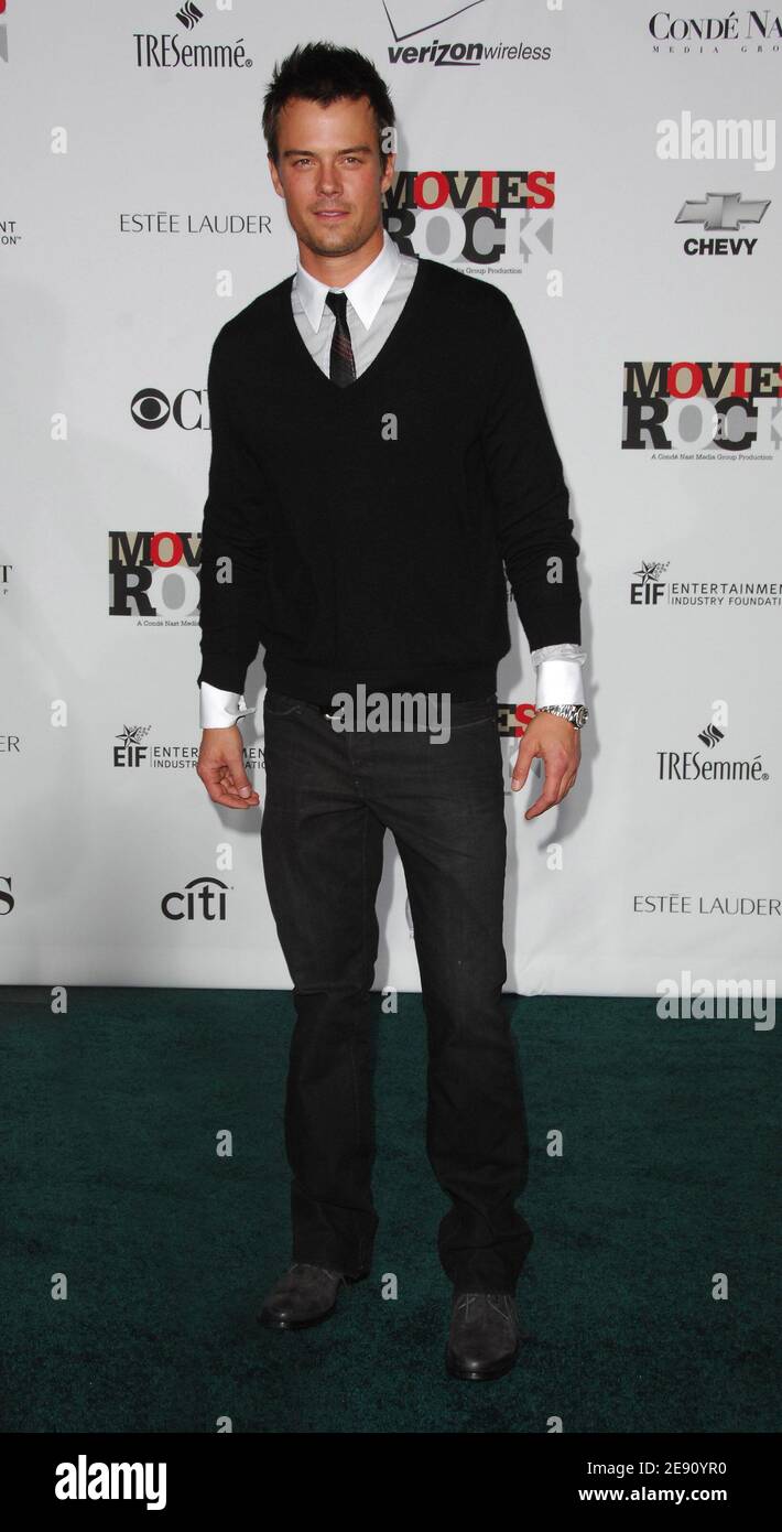 Actor Josh Duhamel arrives at ‘Movies Rock’ A Celebration Of Music In