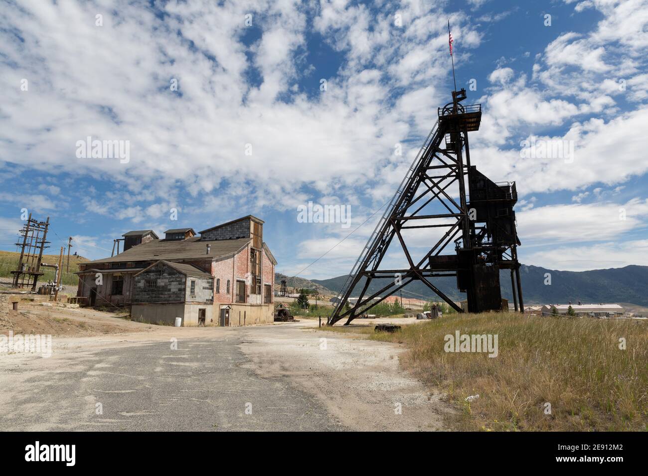 The Steward Mine in Butte, Montana Stock Photo - Alamy