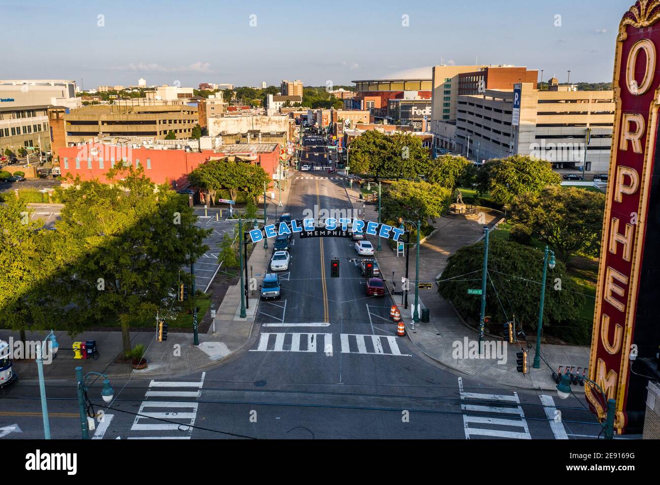 Beale Street, Memphis, Tennessee Stock Photo