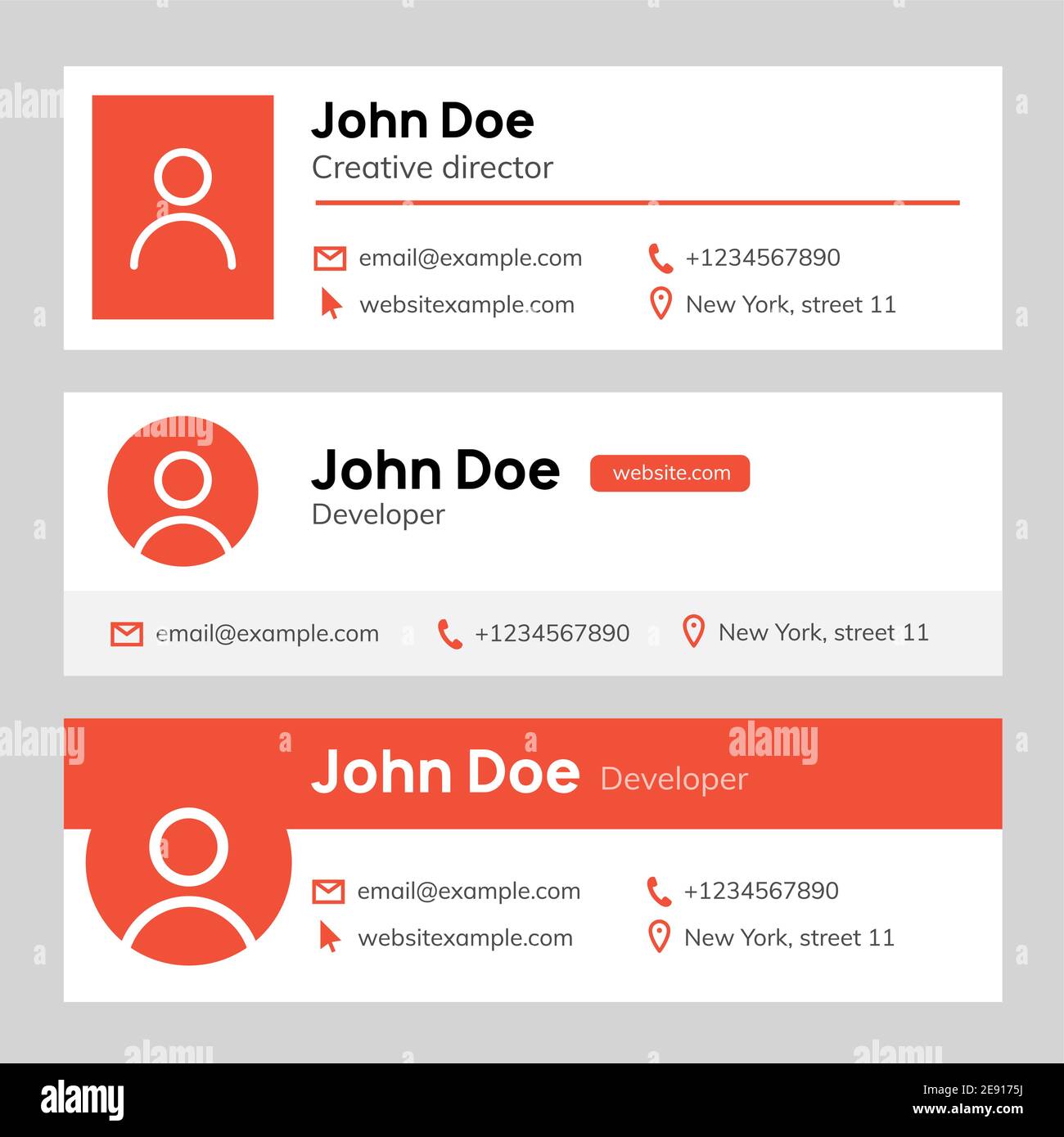 Email signature template design Corporate mail business email Email signature template design Corporate mail business email