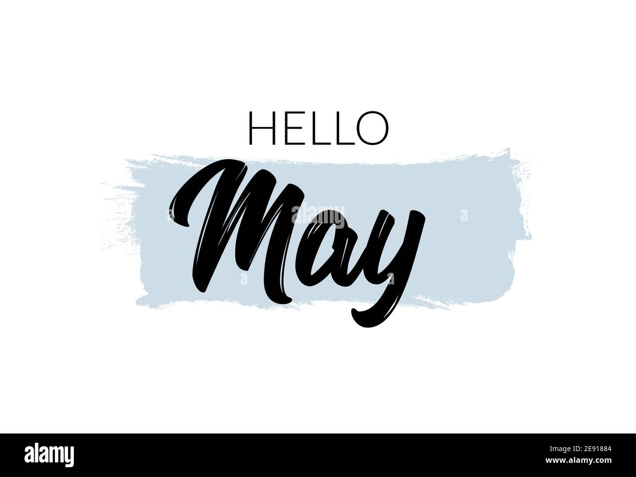 Hello may month lettering vector welcome background design card Stock  Vector Image & Art - Alamy