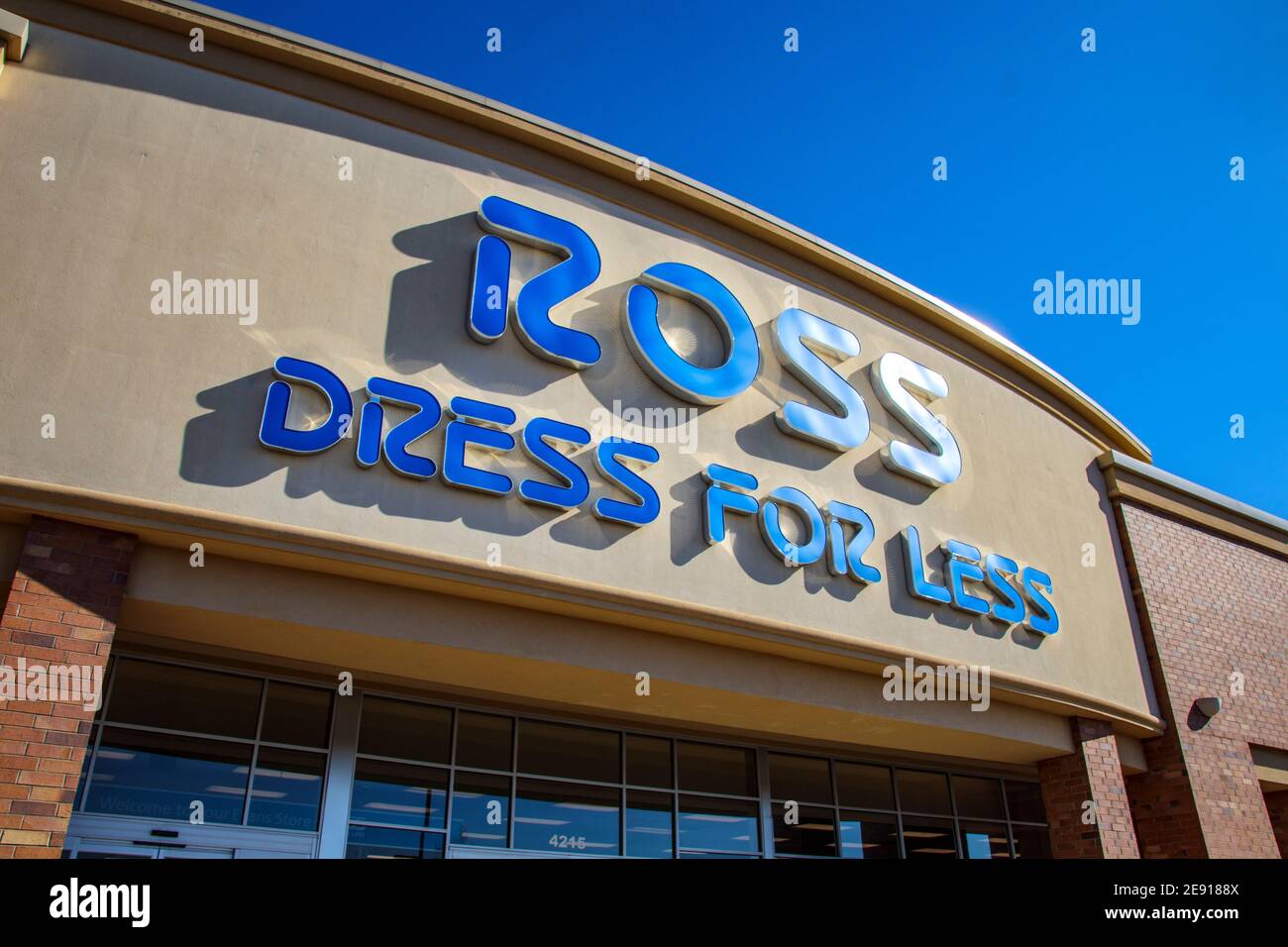 Augusta Ga USA 01 28 21 Ross Dress For Less retail shopping