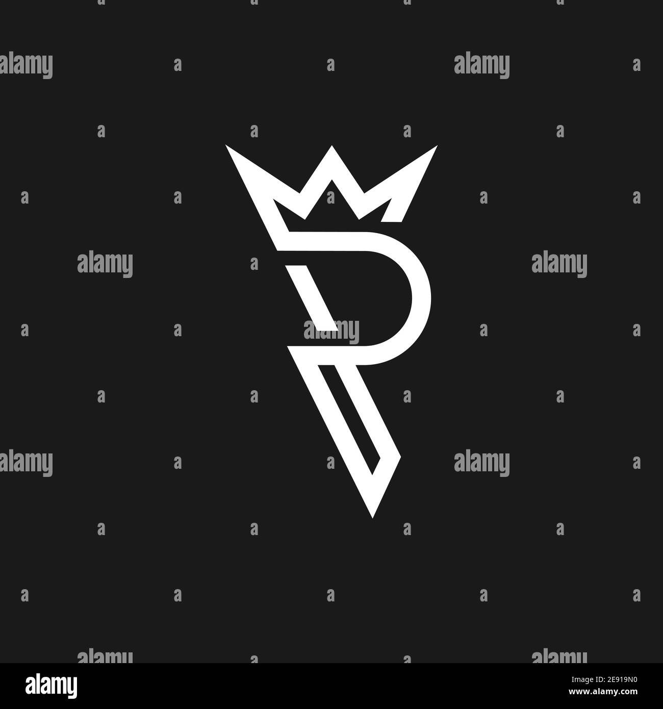 Letter r wedding logo Black and White Stock Photos & Images - Alamy