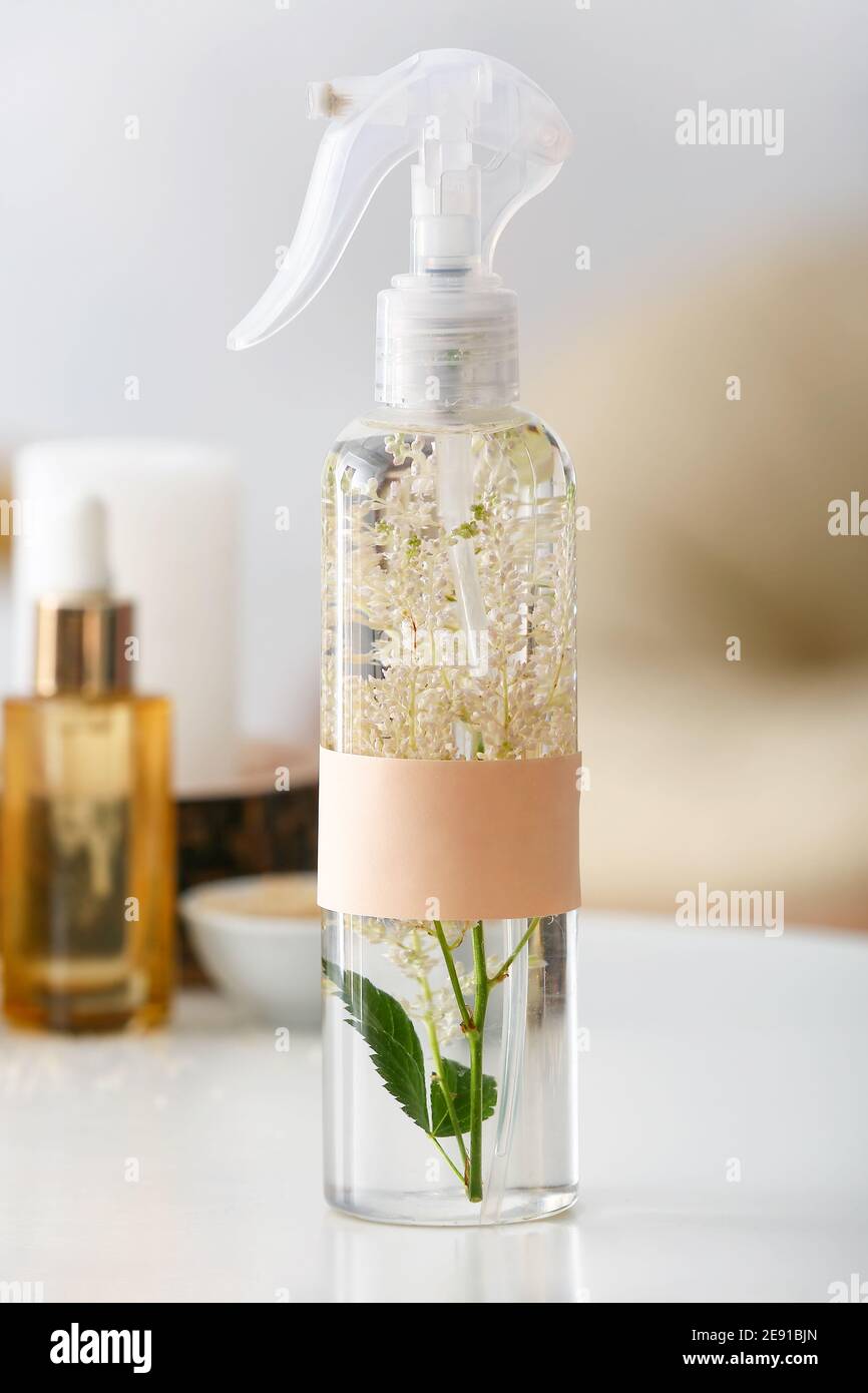 Natural air freshener on table in room Stock Photo Alamy