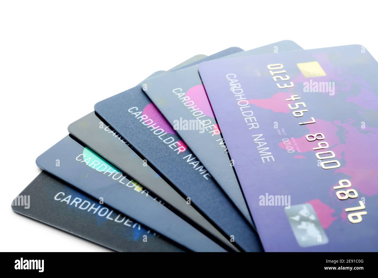Sample of credit cards hi-res stock photography and images - Alamy
