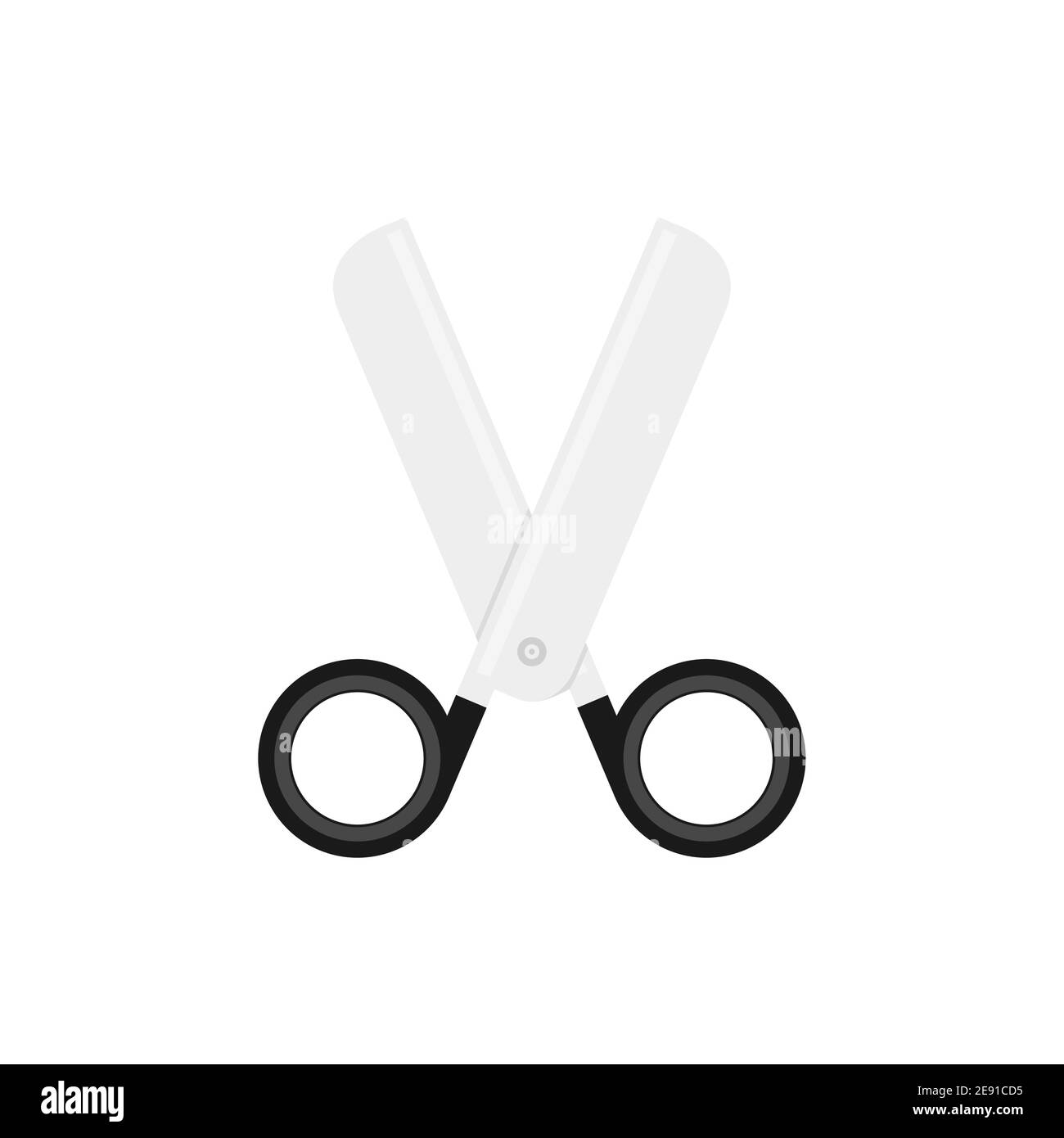 Office Scissors Line Art Black And White Scissors For Coloring