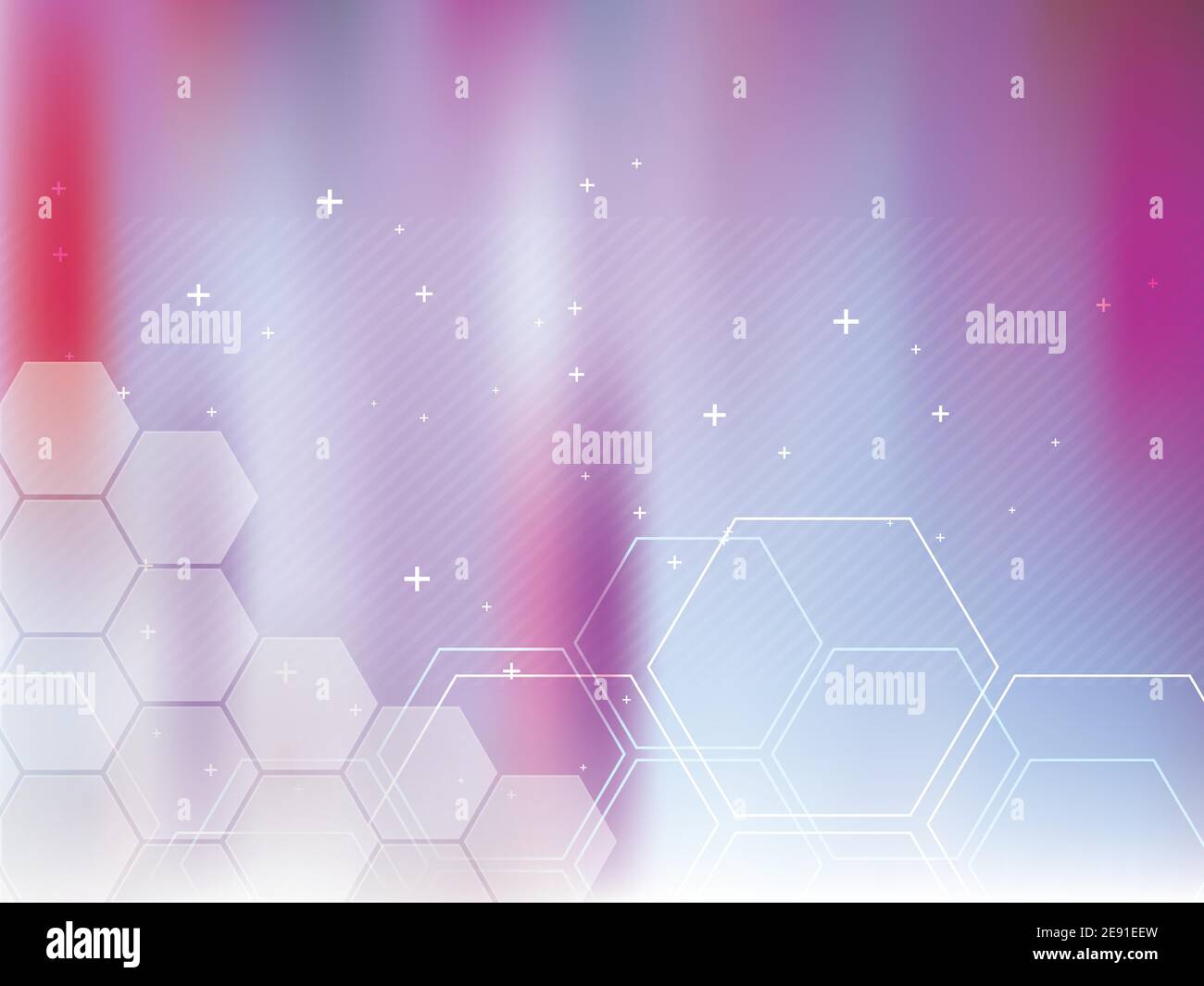 Blue and purple abstract background technology with hexagonal shapes ...