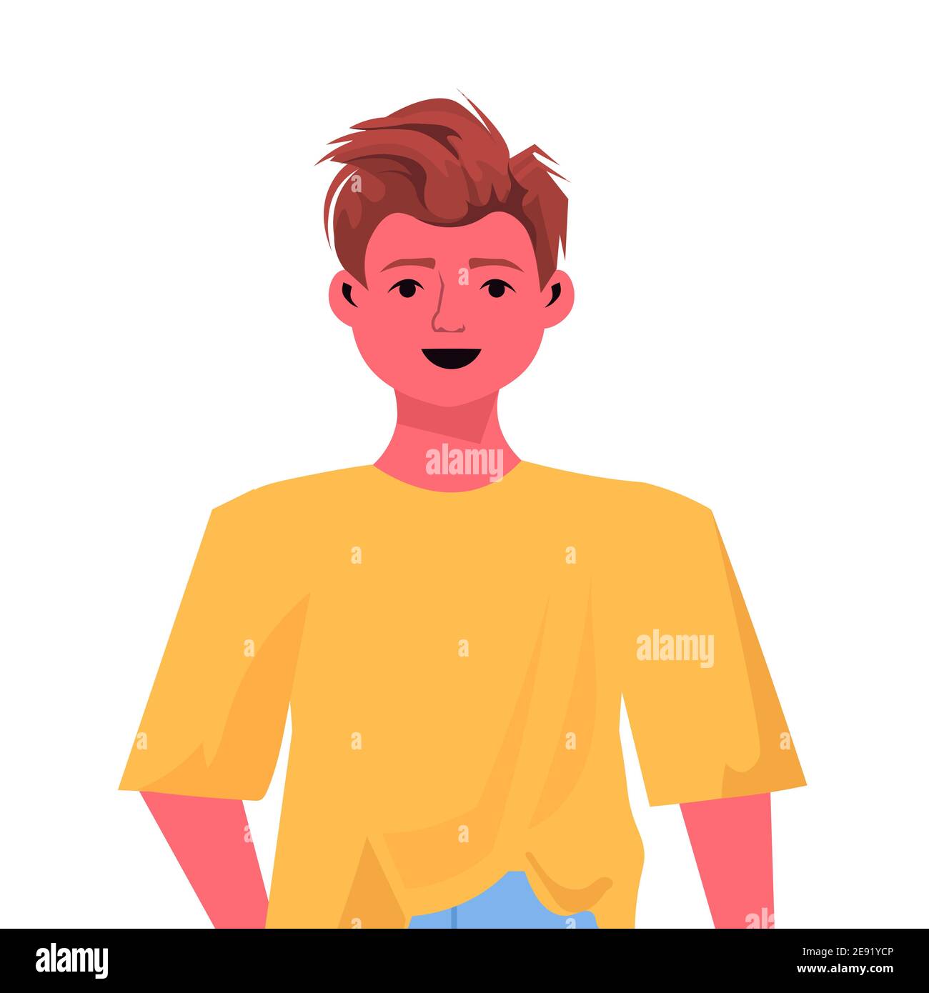 Brown Hair Clipart Boy