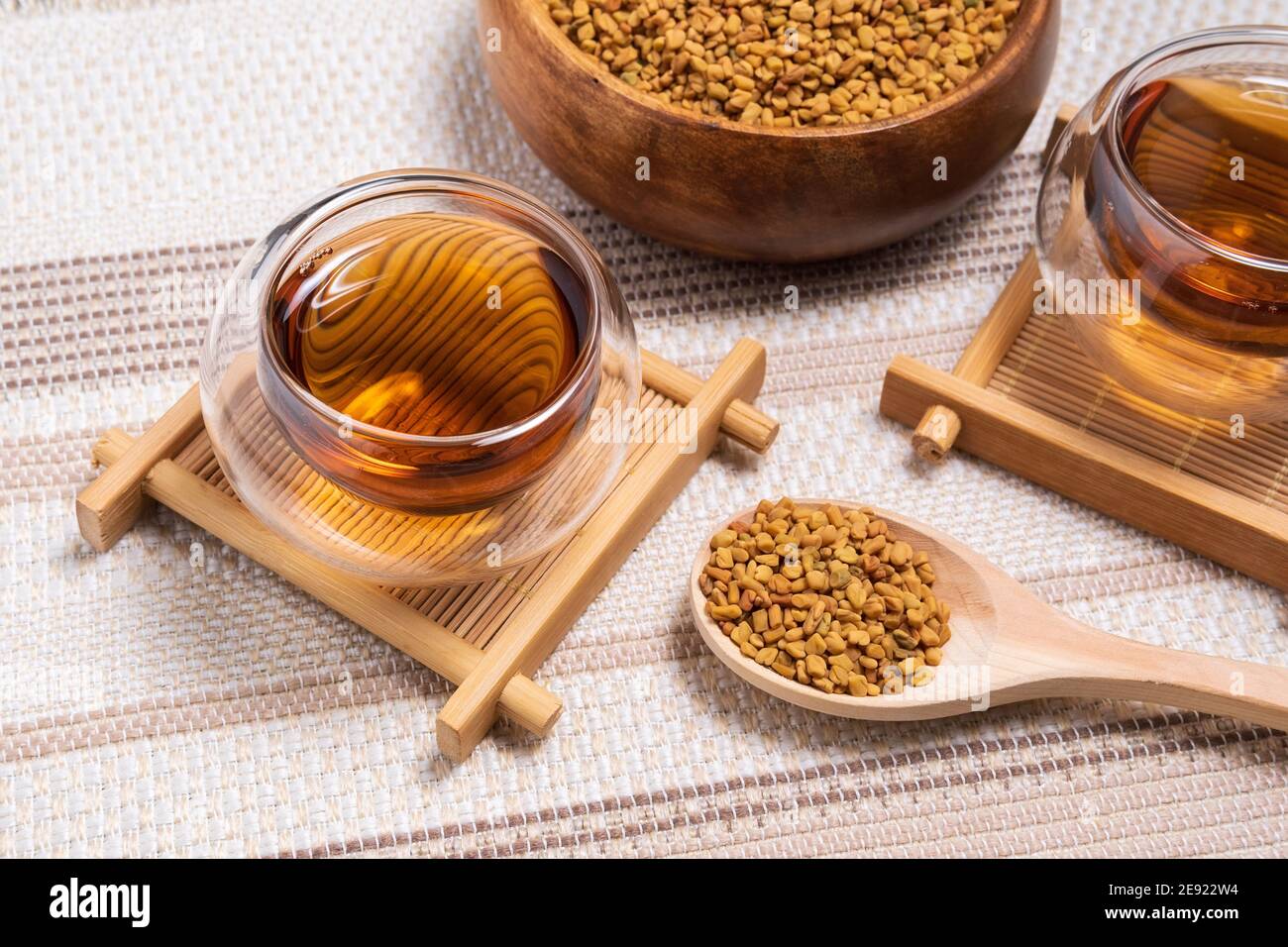 Fenugreek Seeds or MethiDana drink by speaking it in water overnight